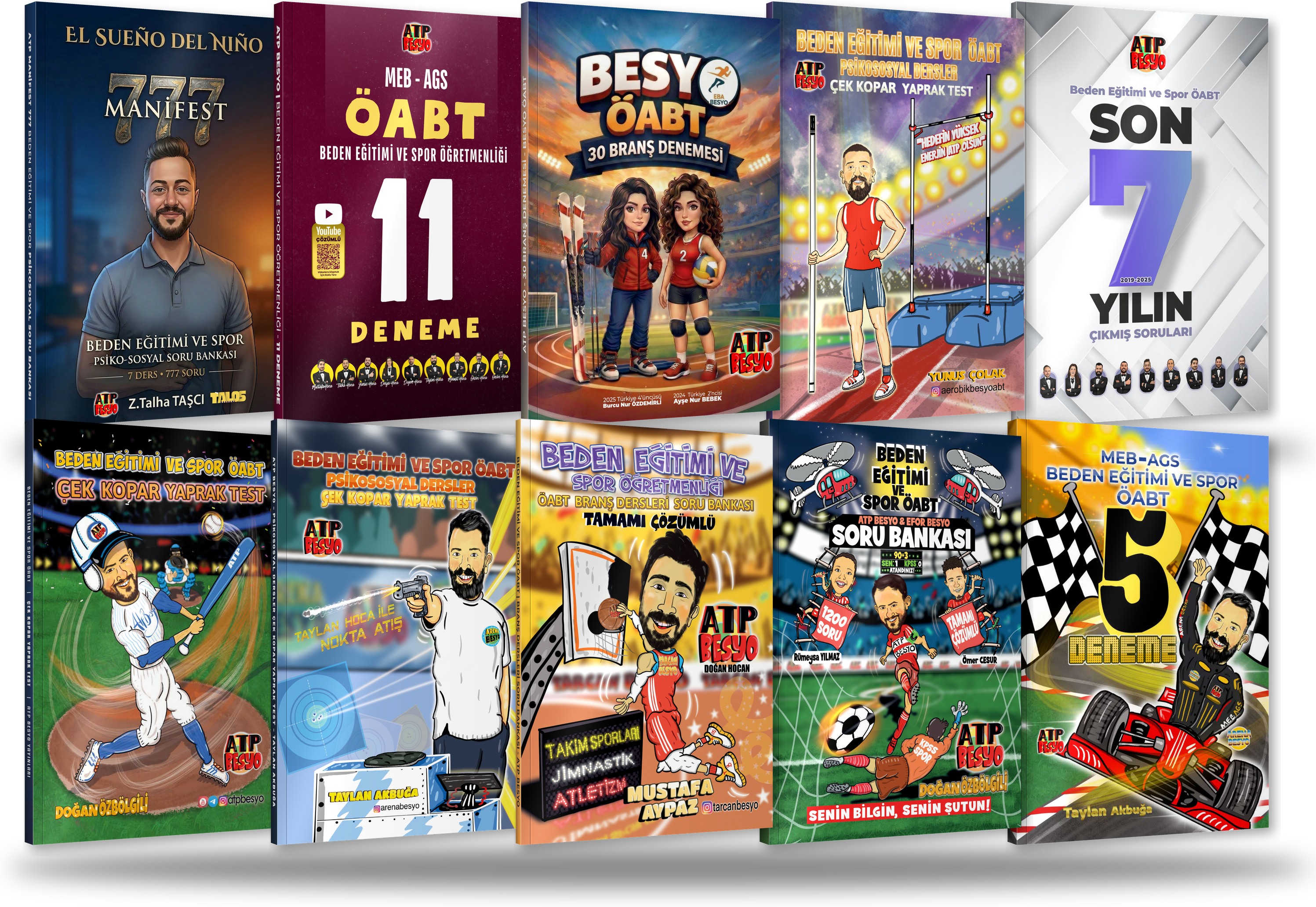 2026 Besyo ÖABT 10'lu Atandıran Mega Kitap Seti - BESYO ÖABT kitabı